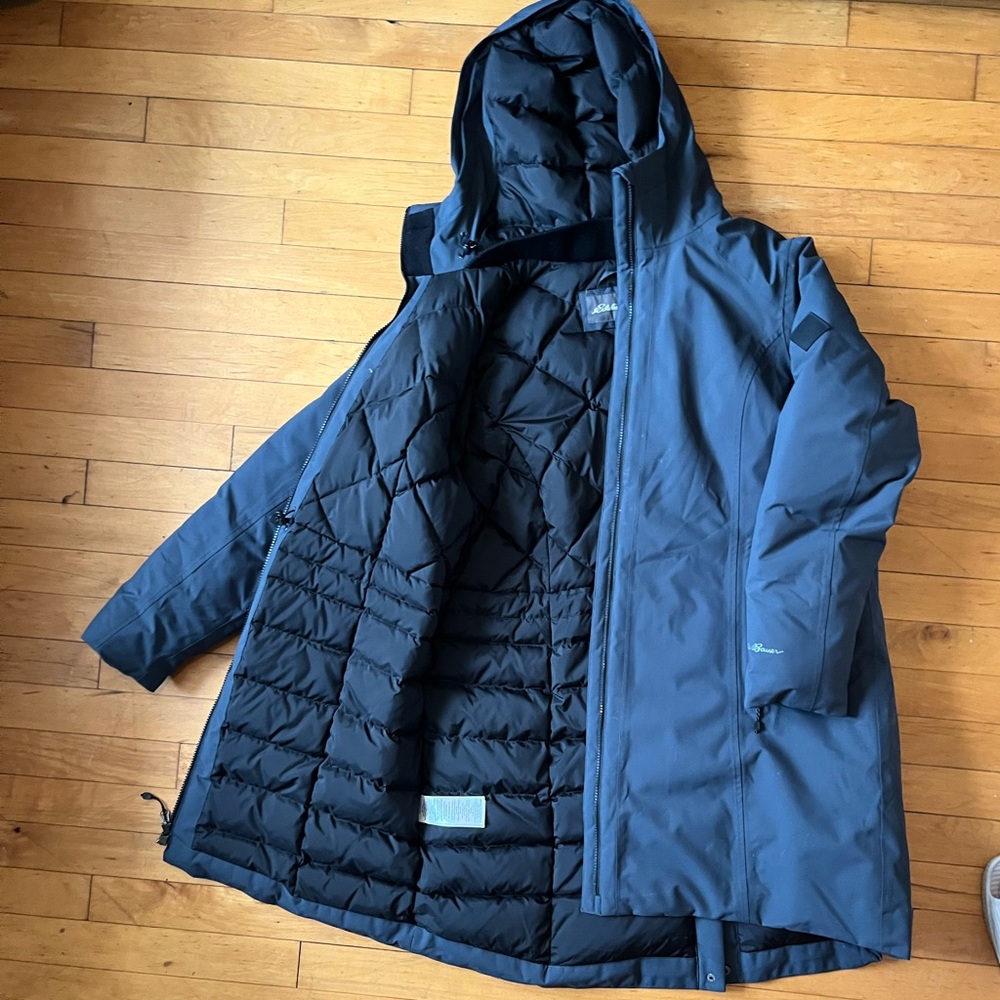 Eddie Bauer mid-length winter coat